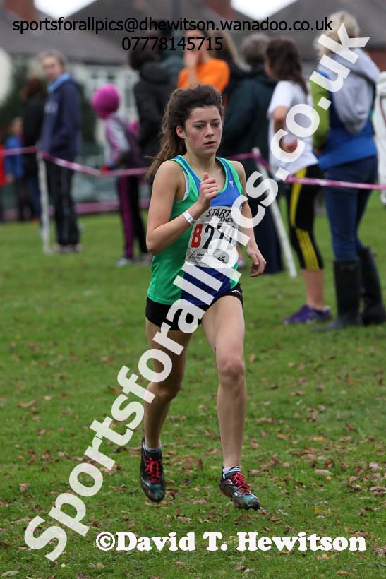 Under-15 girls Northern Cross Country Relays. Photo: David T. Hewitson/Sports for All Pics